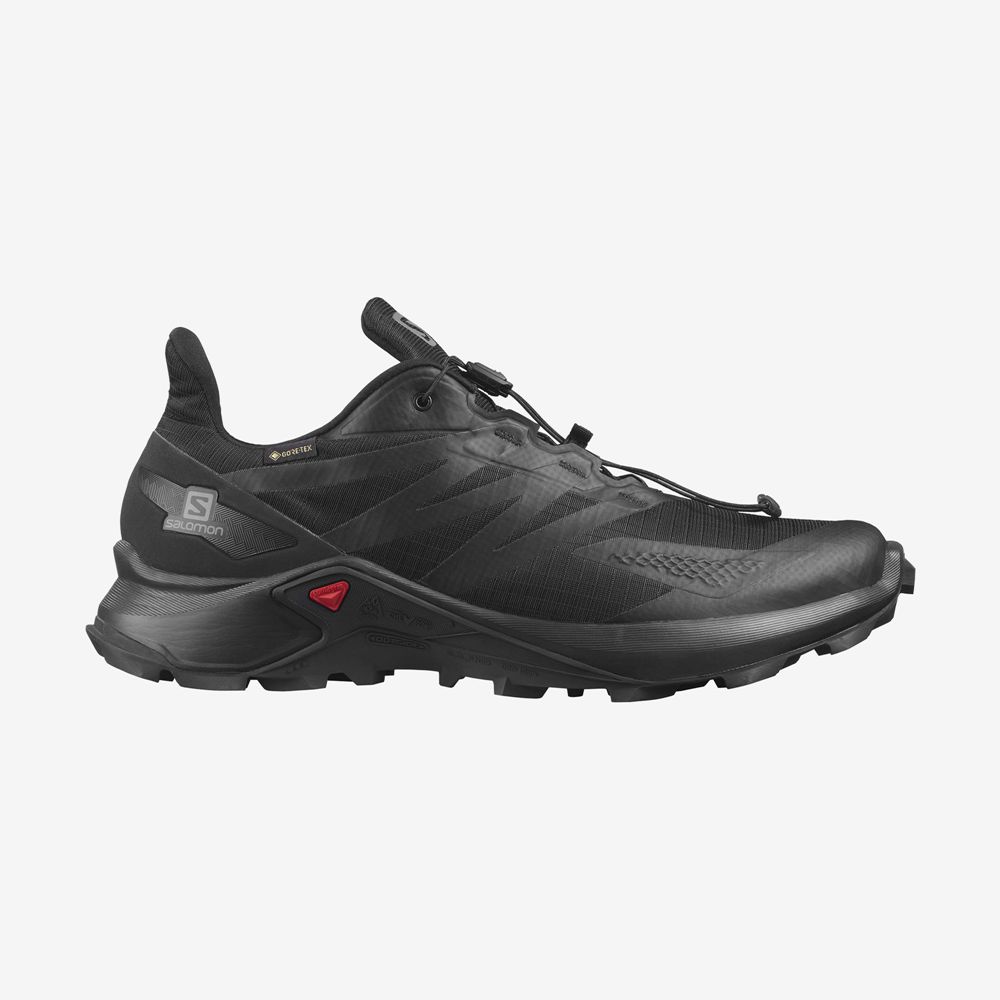 SALOMON UK SUPERCROSS BLAST GTX - Mens Trail Running Shoes Black,RLEJ68941